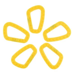 5Pcs Outdoor Carabiner D- Chain Clip Hook Camping Plastic Buckle for , Travel - Picture 1 of 23