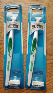 Listerine Ultraclean Access Flosser x2 Lot Packs Starter Pack New Old Stock  - Picture 1 of 4