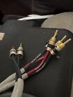 Monster Cable Mseries M1.4s Bi-wire Speaker Cable 10’/3m W/optional Gold Banana