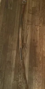 Justin western belt  basic Light brown leather silver Tone buckle mens 40 - Picture 1 of 7