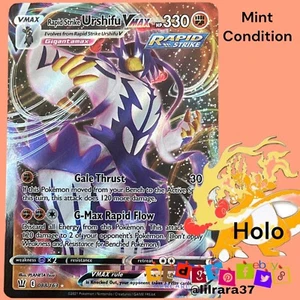 Rapid Strike Urshifu VMAX 088/163 SWSH Battle Styles Ultra Rare Pokemon Card M - Picture 1 of 7