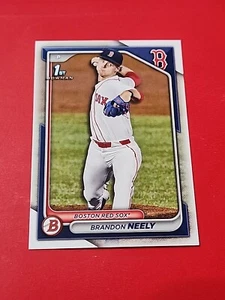2024 Bowman Draft Paper Base BD-122 Brandon Neely Boston Red Sox - Picture 1 of 2