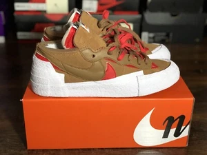 Nike Blazer Low x Sacai ‘ British Tan ‘ - Size 10.5 - DD1877-200 - Picture 1 of 5