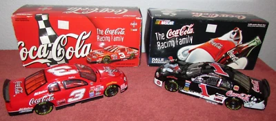Lot of 2 1998 Dale Earnhardt Jr. & Sr. Coca-Cola 1:24 Scale Action Diecast Cars - Image 1 of 4