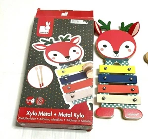 Janod Baby Forest Metal Xylophone BABY TOY Designed in France - Picture 1 of 5