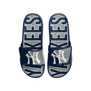 MLB New York Yankees Team Logo Shower Gel Slide Sandals - Picture 1 of 3