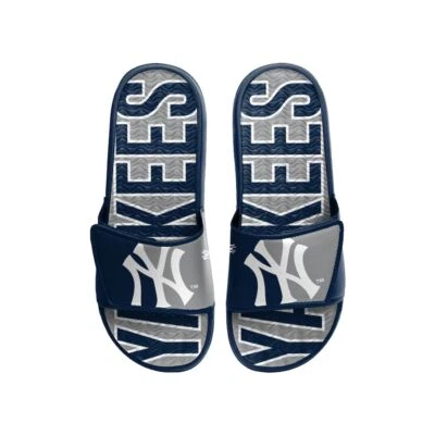 MLB New York Yankees Team Logo Shower Gel Slide Sandals - Image 1 of 3