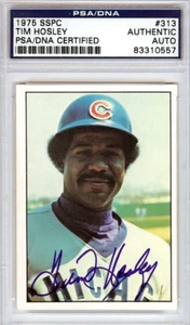 Tim Hosley Autographed Signed 1975 SSPC Card #313 Chicago Cubs PSA/DNA #83310557 - Picture 1 of 1