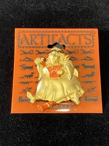 De colección Nuevo 1986 JJ Jonette Joyería Artefactos HALLOWEEN BRUJA Y CARAMELO Prendedor RARO - Imagen 1 de 6