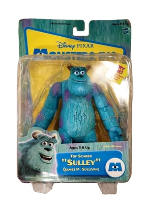 迪士尼皮克斯怪物公司顶级 Scarer Sulley 玩具人偶全新会说话 2001 复古罕见 — 第 1/4 张图片