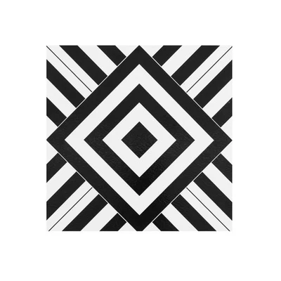 Azulejo de vinilo autoadhesivo retro 12x12 - geométrico - 20 azulejos/20 cuadrados ft. Foto 1 de 4