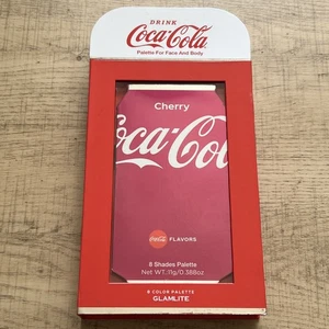 Glamlite x Cherry Coca-Cola 8 Pan Eyeshadow Palette 11g NIB Limited Edition - Picture 1 of 4