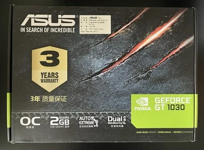 ASUS PH-GT1030-O2G GeForce GT 1030 2GB HDMI DVI Graphics Card - Image 1 of 4