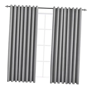 Blackout Curtains for Bedroom Thermal Insulated Solid Grommet Window Drapes - Picture 1 of 8
