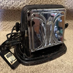 1930's Vintage 2-sided, 2-slice Electric Toaster - Works - Picture 1 of 8