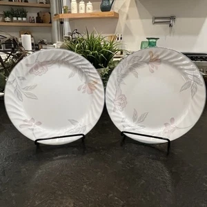Juego de 2 platos de cena Corelle Corning PINK TRIO 10 1/4"d hechos en EE. UU. - Imagen 1 de 4