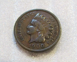 1900 Indian Head Cent/Penny USA Münze - Bild 1 von 4