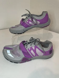Topo Athletic Shoes Womens 7 W-RX Split Toe Sneaker Gray Purple Barefoot Running - Picture 1 of 9