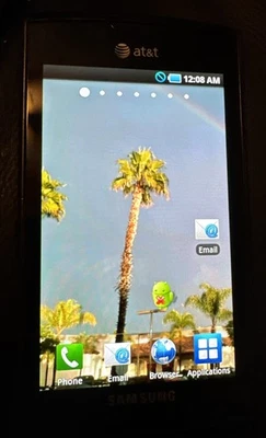 Samsung Galaxy Captivate SGH-I897 16gb (ATT) Black Fast Ship Very Good Used Work - Image 1 of 3