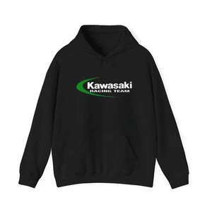 Kawasaki Racing Team Hoodie Unisex Heavy Blend™ Hooded Sweatshirt - Picture 1 of 33