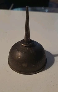 Singer Sewing Treadle Machine Thumb Pump Oiler ANTIQUE- Embossed 3" Oil Can - Picture 1 of 5
