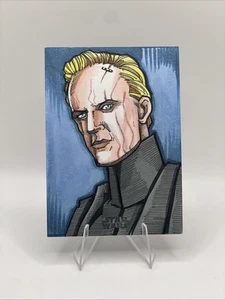 1/1 Dryden Vos Sketch Card Topps Star Wars Galaxy Chrome Mike Mastermaker! - Picture 1 of 2