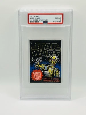 1977 Topps Star Wars 1st Series Wax Pack PSA 8 NM-MT ONLY 12 HIGHER - Image 1 of 2