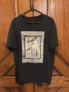 NIKE Air Jordan 4 IV HANGTIME T-Shirt Herren Schwarz Grafik Selten Dunk Foto, Gr. Unkn - Bild 1 von 8