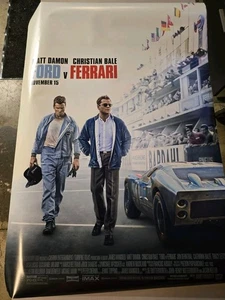 Ford V Ferrari Original Filmplakat doppelseitig matt Damon Christian Bale - Bild 1 von 8