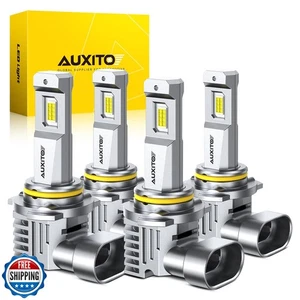 AUXITO 9005 9006 Light Bulb Combo, 60000LM, 6500K Cool White, Mini Size, No A - Picture 1 of 5