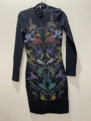 Alexander McQueen Printed Mini Dress Women`s Size Xs - Image 1 of 4