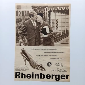 1959 Rheinberger Schuhfabrik Schuhe Pirmasens Werbung Werbeanzeige Reklame - Picture 1 of 1