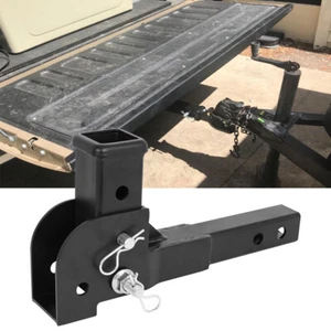 2" Receiver 6" Drop/Rise Adjustable Tow Hitch Trailer Shank Mount Adapter 900lb - Picture 1 of 16