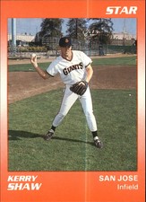 1990 San Jose Giants Star #21 Kerry Shaw