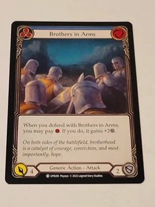Brothers in arms (Blue) uprising NM Flesh And Blood  - Picture 1 of 2