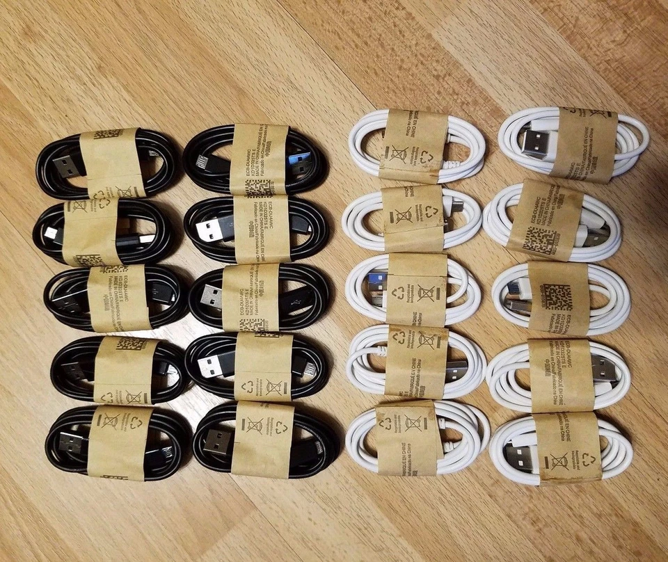 10X Lots Premium Micro USB Sync Charger Cable Cord for Android Smart Phone - Image 1 of 1