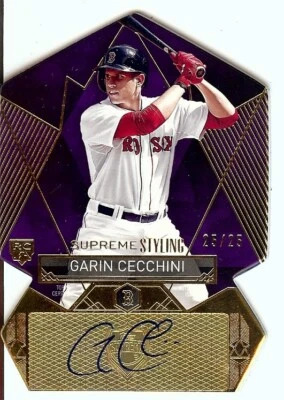 Garin Cecchini 2014 Topps Supreme Supreme Styling RC Autograph Auto #SS-AS 25/25 - Image 1 of 2
