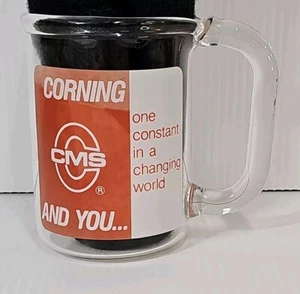 Pyrex Corning CMS 400 mL LAB GLASS COFFEE MUG Beaker Measuring Cup No. 1003 Rare - Picture 1 of 11