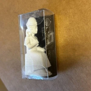 King Ramesses II (2) Figurine 3" Rubber White - Picture 1 of 4