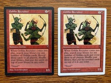 Magic the Gathering MTG Goblin Recruiter x 2 Visions Anthologies NM