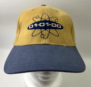 Gorra de béisbol Y2K 01-01-00 símbolo atómico "Be There" nueva de stock talla única para todos - Imagen 1 de 9