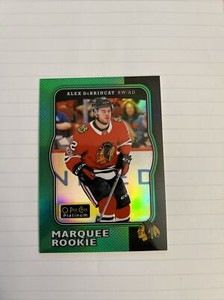 2017-18 OPC platinum retro marquee rookie green rainbow Alex DeBrincat /49!!