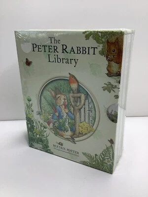New Sealed The Peter Rabbit Library By Beatrix Potter, 10 Books w/ Slipcase Foto 1 de 4