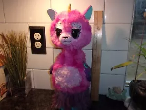 HATCHIMALS LLAMACORN UNICORN Interactive Llama - Lights, Sounds & Neck Extends - Picture 1 of 7
