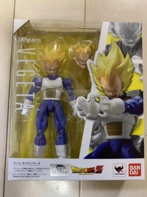 S.H. Figura de acción Figuarts Super Saiyan Vegeta Dragon Ball Z Bandai Japón Foto 1 de 4