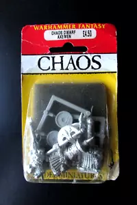 OOP Citadel / Warhammer Metal Chaos Dwarf Axemen BNIB - Picture 1 of 2