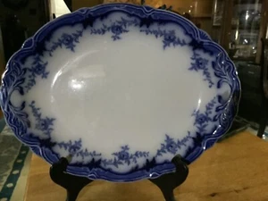 Schöne antike Imperial Flow blaue 14 Zoll Platte etwas Rest - Bild 1 von 3