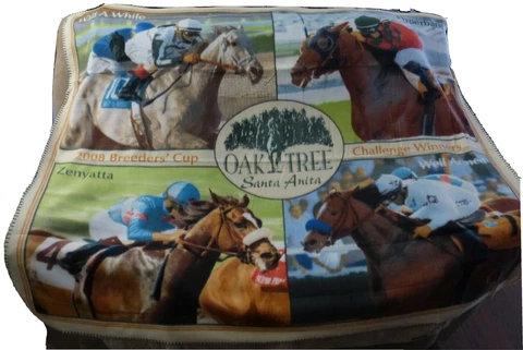 Santa Anita Oak Tree 2008 Breeders Cup Challenge Winners Blanket 48" x 60" NEW Cover