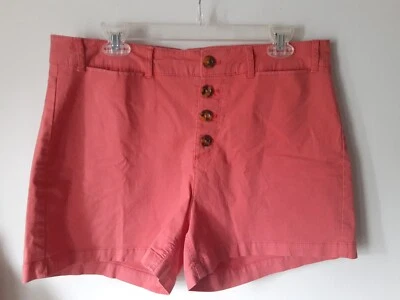 Pantalones Cortos Old Navy Everyday Para Mujer Talla 14 Coral Naranja Chino Trabajo Informal Escuela Foto 1 de 4