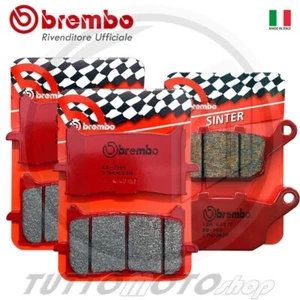 PASTIGLIE FRENO ANT POST BREMBO ROSSE SINTER HONDA CRF AFRICA TWIN 1000 2018 ABS - Foto 1 di 5